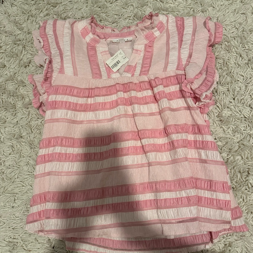 Pink top THML brand size small NWT